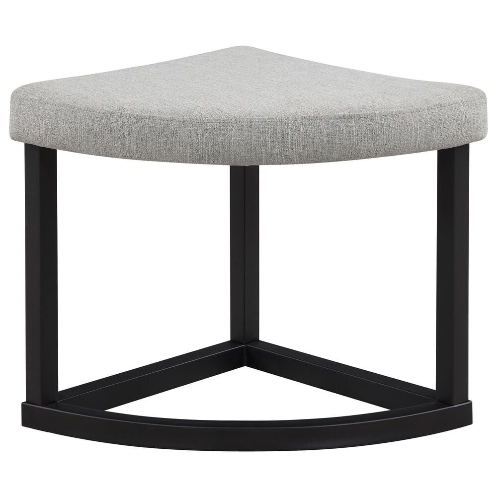 Steve Silver Furniture Magnolia Nesting Coffee Table with 4 Stools in Sand and Black, , large