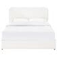 Hearth and Haven Liv Queen Storage Platform Bed in Ivory, , large