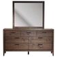 Urban Home Dresser and Mirror in Brown, , large