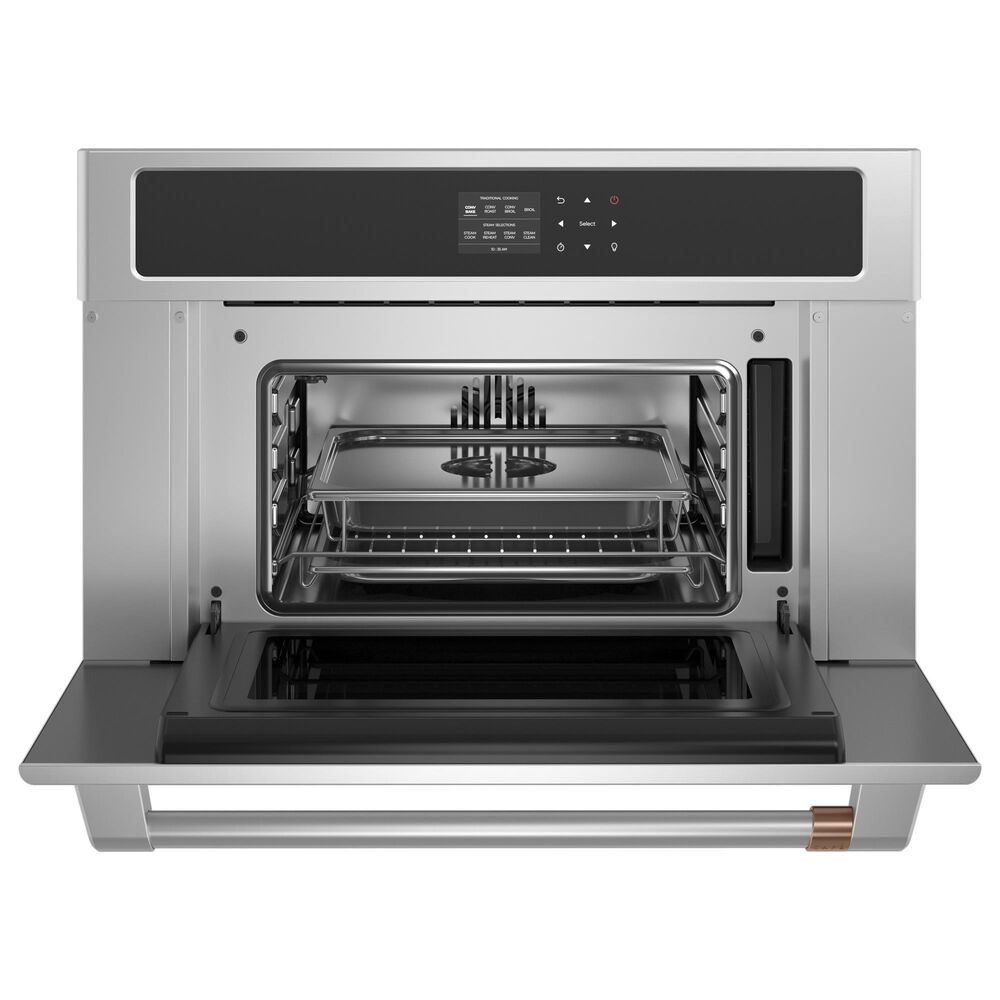 Cafe 30 &quot; Single Steam Companion Oven in Stainless Steel, , large