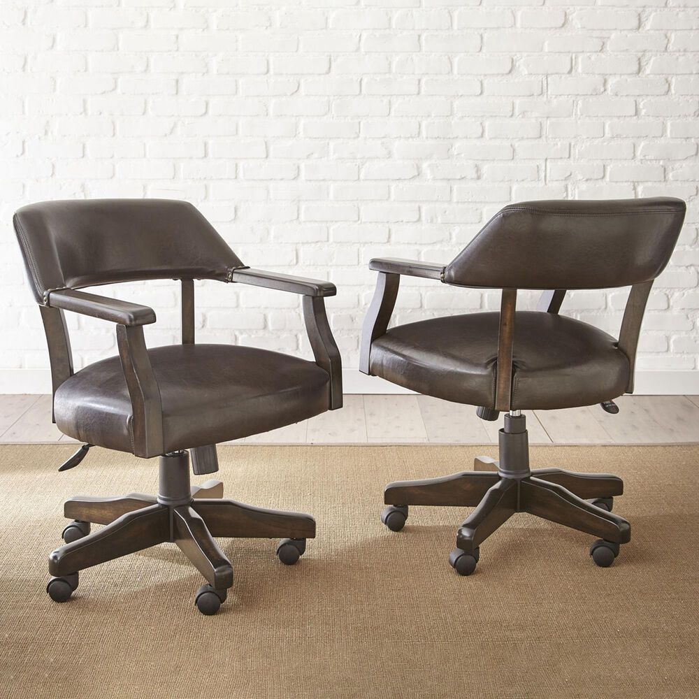 Steve Silver Ruby Arm Chair in Dark Brown, , large