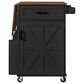 HOMLUX 39" Outdoor Kitchen Island in Black, , large