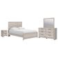 Ashley Broachmyn 4 Piece Queen Bedroom Set in Light Gray, , large