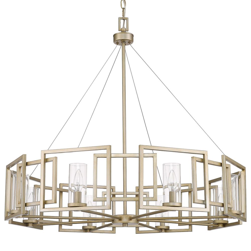 Golden Lighting Marco 8-Light Chandelier in White Gold, , large