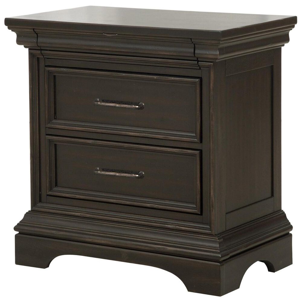 Nicolette Home Caldwell 4 Piece King Bedroom Set in Dark Expresso, , large