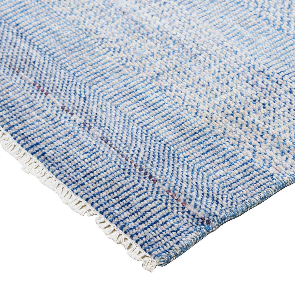 Feizy Janson 5&#39;6&quot; x 8&#39;6&quot; Silver and Navy Area Rug, , large
