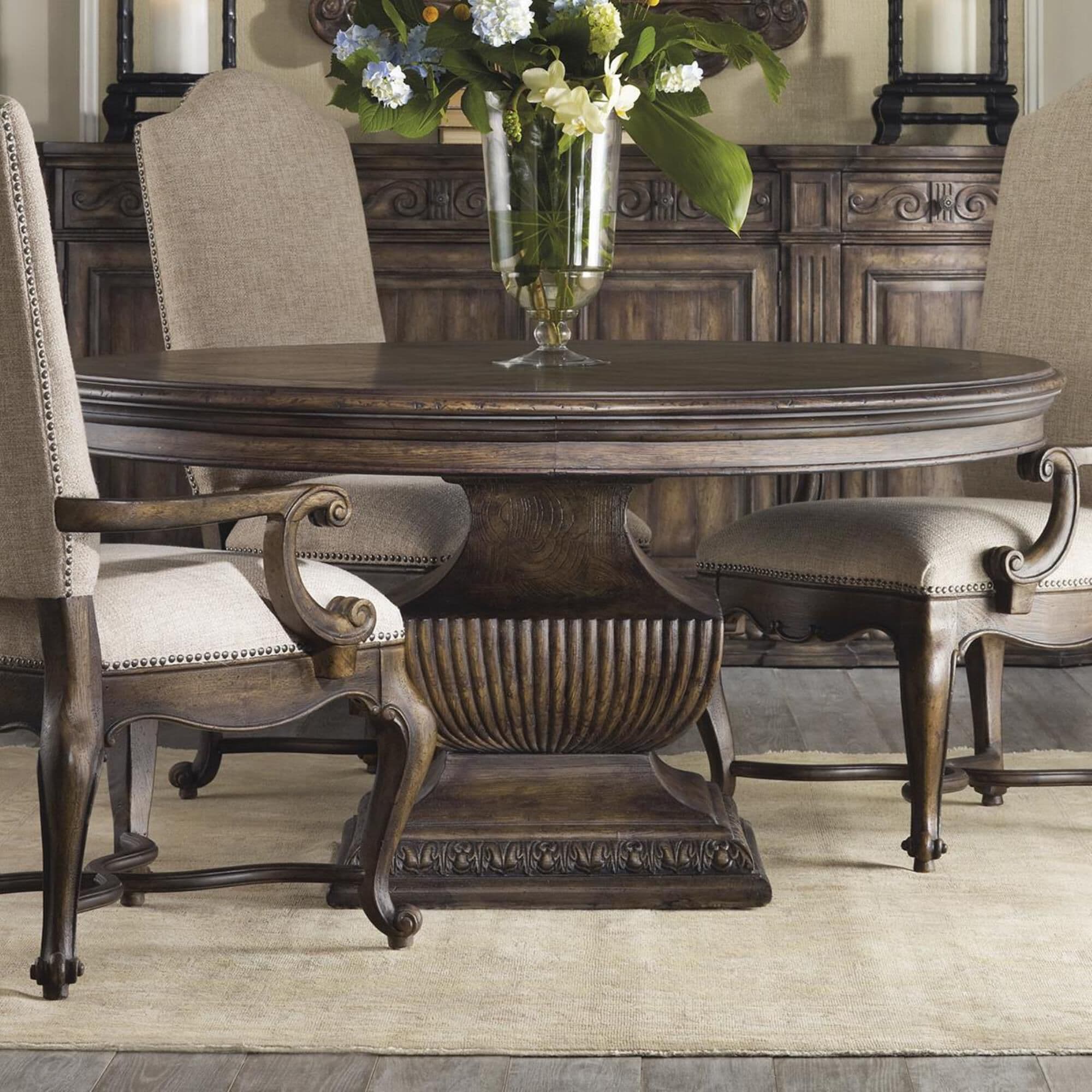 Nebraska furniture mart hot sale round dining table