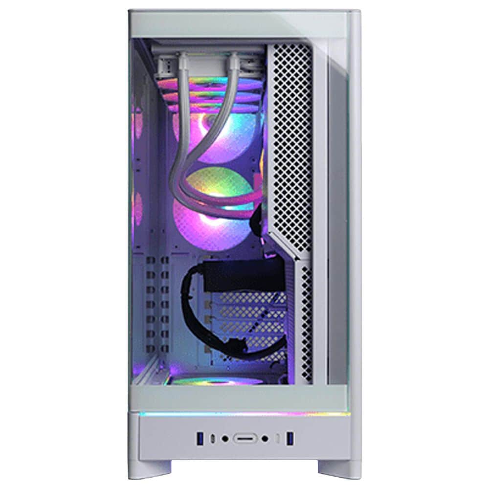CyberPowerPC Gamer Supreme Gaming Desktop | AMD Ryzen 9 9900X - 32GB RAM - AMD Radeon RX 9070 XT Graphics - 2TB SSD in White, , large