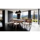 Furniture of America Hadsten 78"" Dining Table in Rich Walnut - Table Only, , large