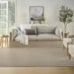 Nourison Courtyard Ivory and Silver 6" x 9" Indoor/Outdoor Area Rug, , large