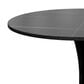 Leisuremod Verve 36" Round Bar Height Dining Table with Sintered Stone Top in Black - Table Only, , large