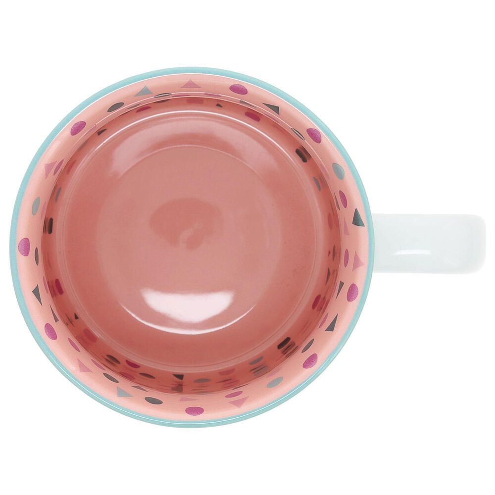 Pavilion Purrfect 18 Oz Mug in White, Blue and Pink, , large