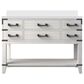 Lexora Home Norwalk 48" Single Bathroom Vanity in White Oak with White Quartz Top and Rectangular Sink, , large
