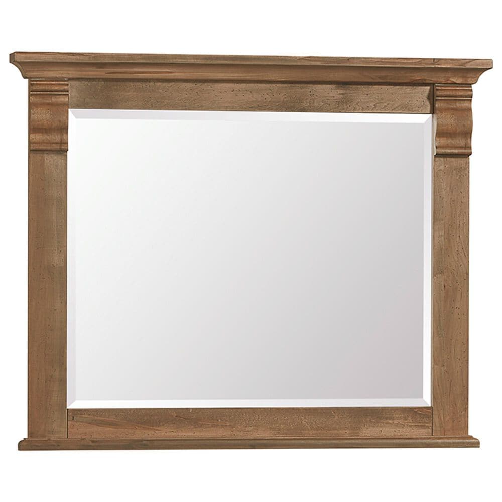 Vaughan Bassett Corbel Dresser Mirror in Warm Natural, , large