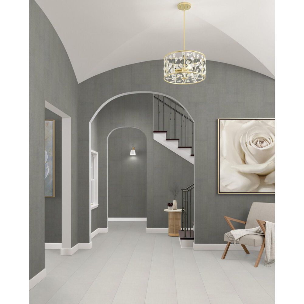 Dal-Tile Fabric Art White 12&quot; x 24&quot; Porcelain Tile, , large