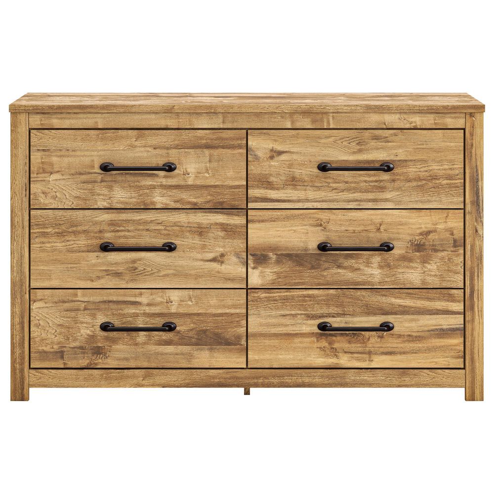 Ashley Maystonna 6-Drawer Dresser in Brown, , large