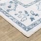 ROW by Oriental Weavers Addison Ivory and Blue 9"10" x 12" Area Rug, , large