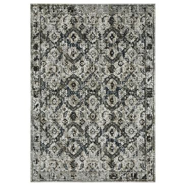 Oriental Weavers Gemini Oriental 2"3" x 7"6" Charcoal Runner, , large