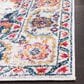 Safavieh Madison MAD603R 11" x 15" Fuchsia and Ivory Area Rug, , large