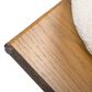 Jennifer Taylor Home Bali Upholstered Cocktail Ottoman in Ivory White, , large