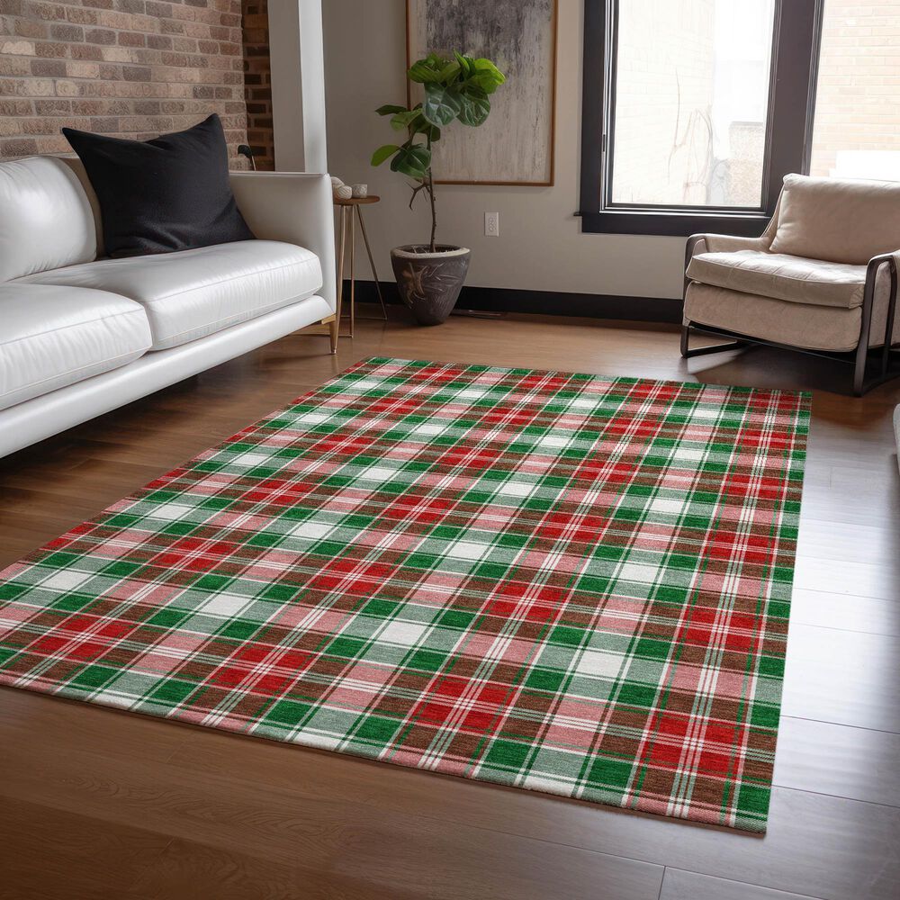 Dalyn Rug Company Wonderland WN25 3&#39; x 5&#39; Emerald Indoor/Outdoor Area Rug, , large