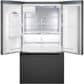 Bosch 21.6 Cu. Ft. 500 Series French Door Bottom Mount Refrigerator in Black Stainless Steel, , large