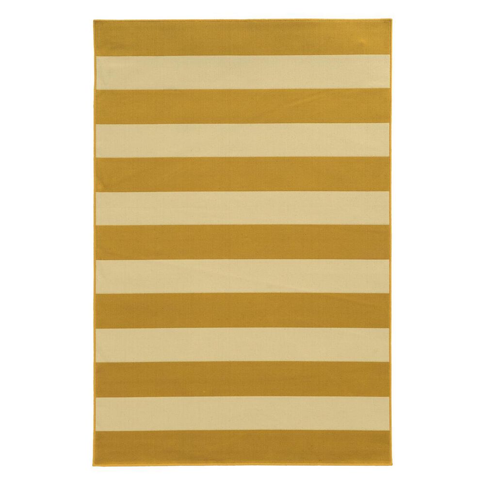 Oriental Weavers Riviera 4768K 2"5" x 4"5" Gold Area Rug, , large