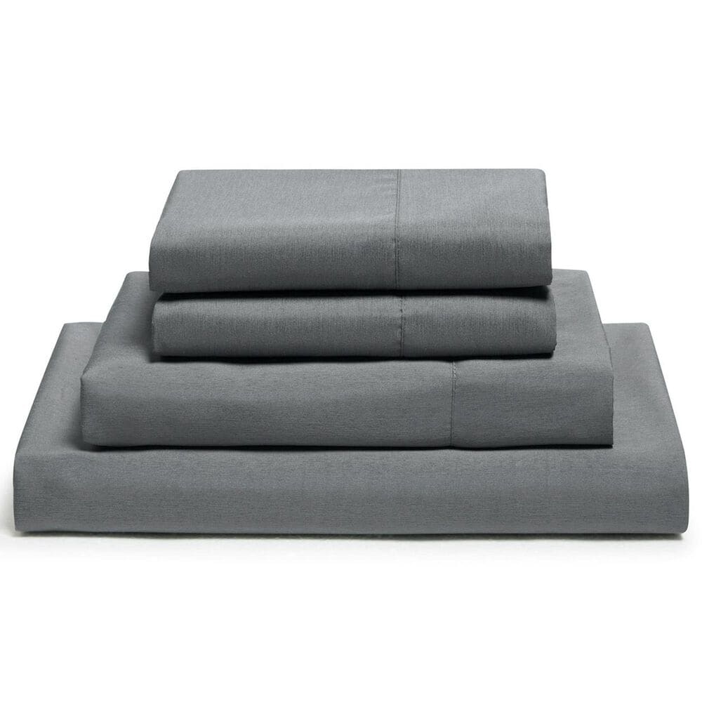 Sanders Collection Premium Bamboo 4-Piece Queen Sheet Set in Grey, , large