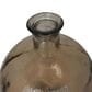Maple and Jade Ribbed Decorative Vase in Tinted Brown, , large