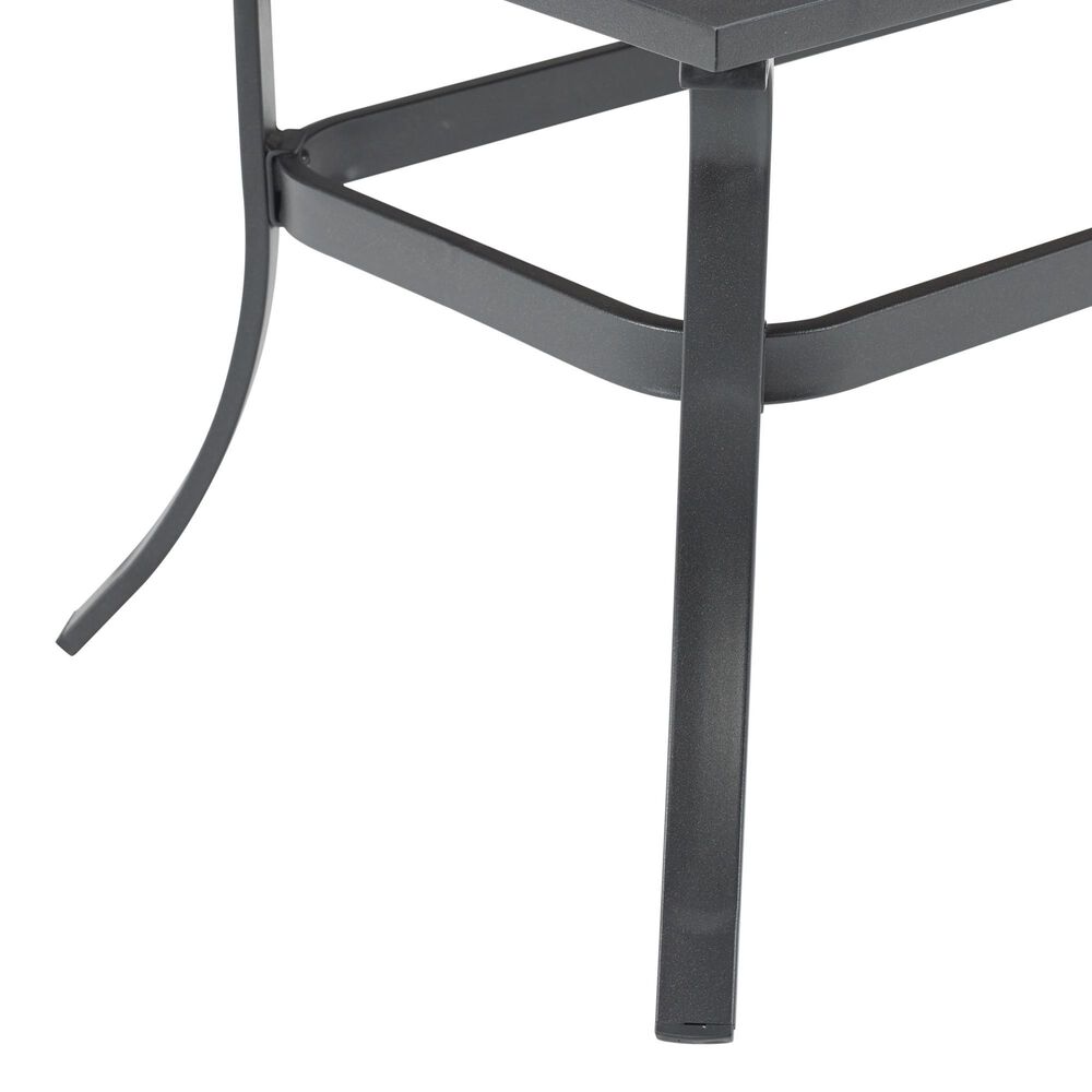 Crosley Furniture Dahlia Patio Coffee Table in Matte Black - Table Only, , large