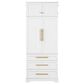 HOMLUX HOMLUX 78.2" Tall Farmhouse Kitchen Pantry Cabinet with 8 Door Shelves, Storage Cabinet with 3 Adjustable Shelves, 3 Large Drawers, Versatile Cupboard for Kitchen, Dining & Bathroom, Retro White, , large