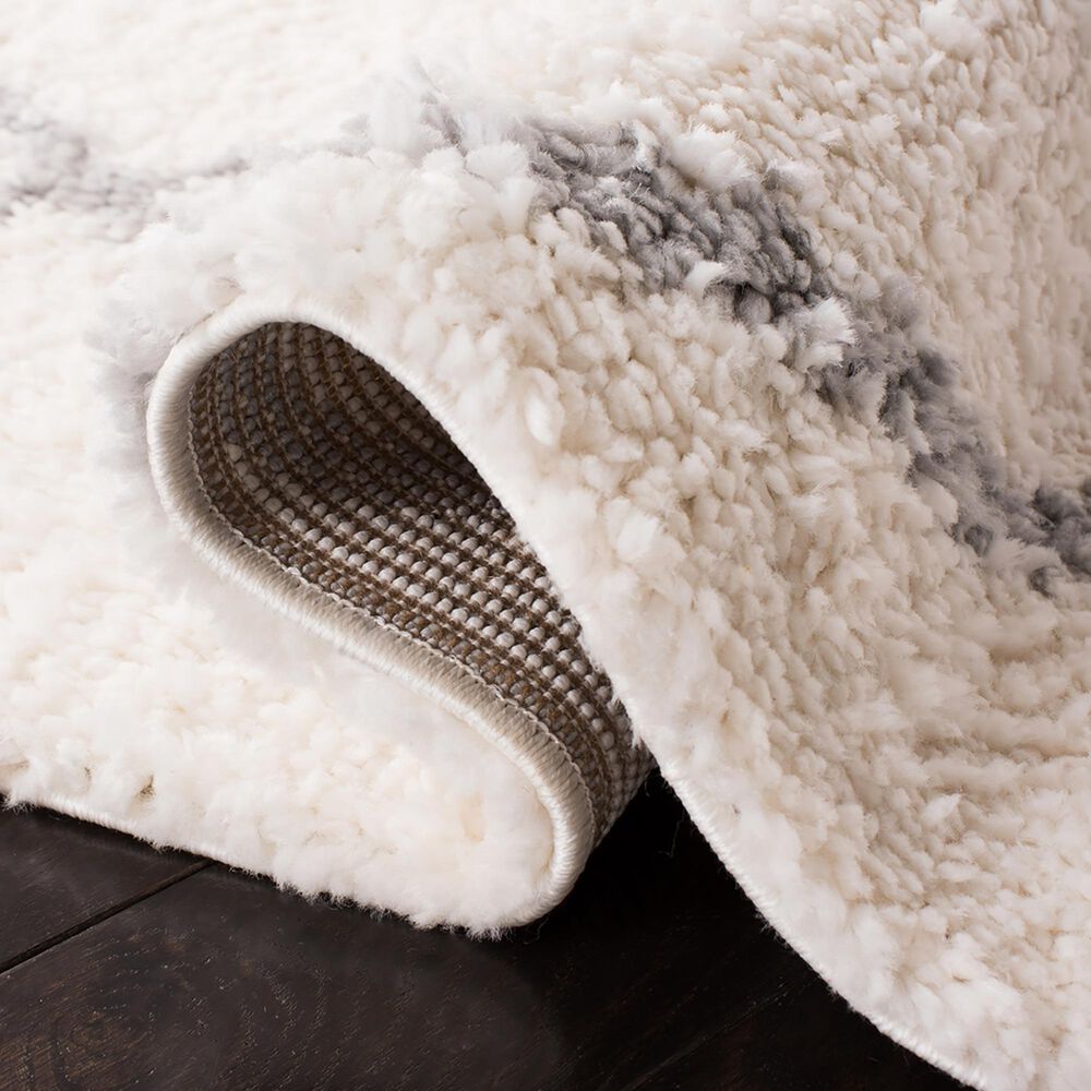 Safavieh Parma Shag PMA515A 8&#39; x 10&#39; Cream and Grey Area Rug, , large