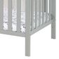 Hearth and Haven Connelly Mini Crib with Mattress Pad in Gray and Rockport Gray, , large