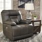 Ashley Wurstrow Power Recliner with Adjustable Headrest in Smoke, , large