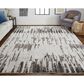 Feizy Vancouver 4" x 6" Gray and Charcoal Area Rug, , large
