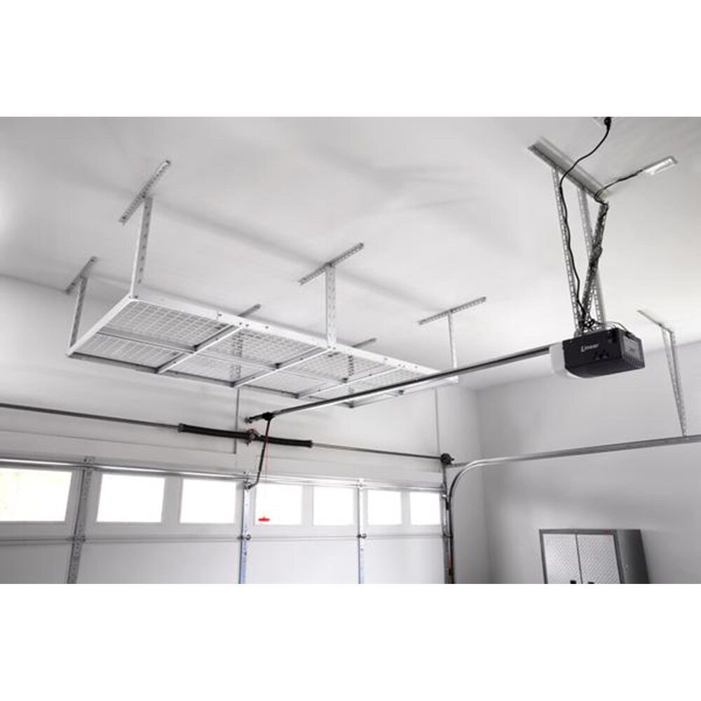 Gladiator 4&#39; x 8&#39; Overhead GearLoft Storage Rack in White, , large