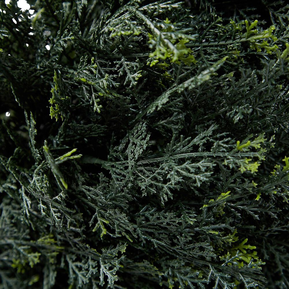 Timberlake 4' Artificial Spiral Cypress Topiary Tree with Pot in Green, , large