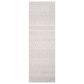 Safavieh Micro-Loop 2"3" x 7" Aqua and Ivory Runner, , large