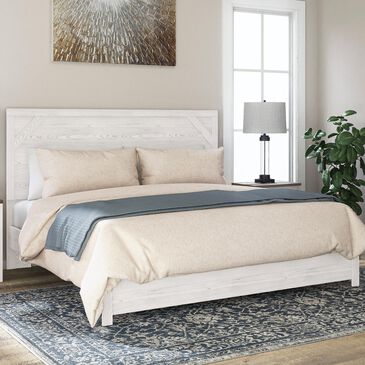 Signature Design by Ashley Gerridan King Panel Bed in White, , large