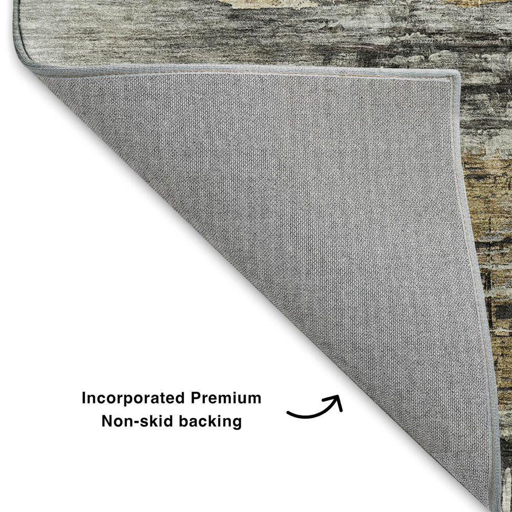 37B Trevi TV14 8&#39; x 10&#39; Gray Area Rug, , large