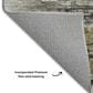 37B Trevi TV14 8" x 10" Gray Area Rug, , large
