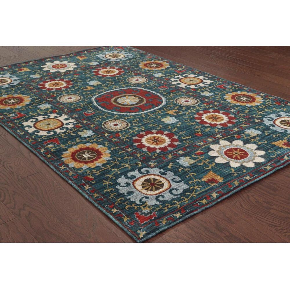 Oriental Weavers Sedona 6408B 9&#39;10&quot; x 12&#39;10&quot; Blue Area Rug, , large
