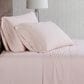 Pem America Cannon Solid Percale 4-Piece Full Sheet Set in Blush, , large
