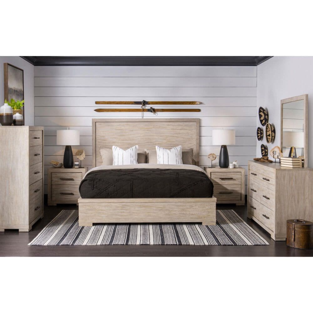 Legacy Classic Westwood 6 Drawer Dresser and Mirror in Weathered Oak, , large