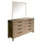 Golden Wave Furniture Pacific Grove Dresser without Mirror in Sand Dune, , large