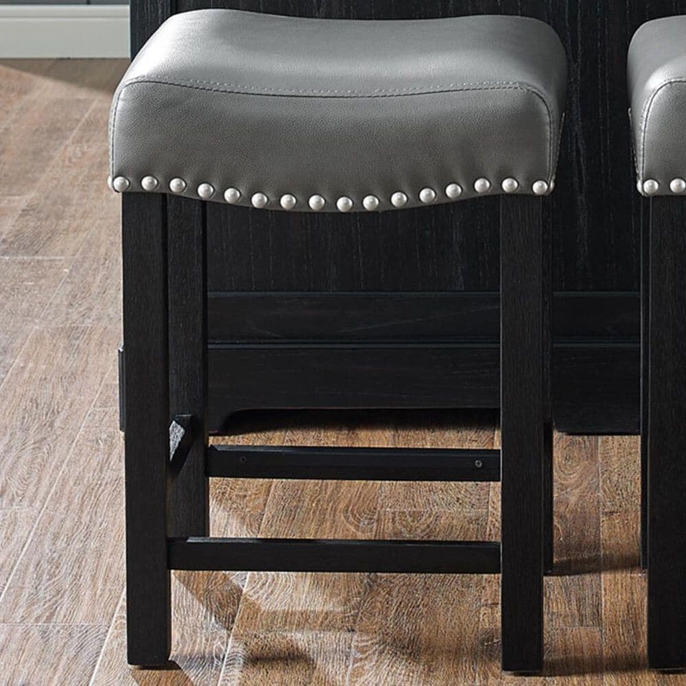 Crystal City Aspen 24" Counter Stool in Ebony, , large