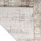Nourison Infinity IFN02 4" x 6" Ivory, Grey and Blue Area Rug, , large
