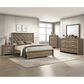Crown Mark Valor 5-Piece King Bedroom Set in Light Brown, , large