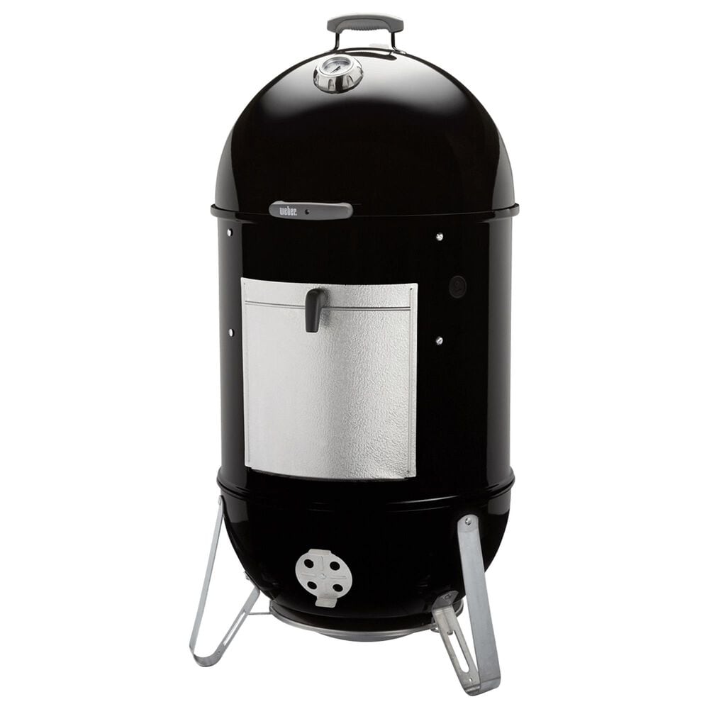 Weber 22&quot; Smokey Mountain Cooker Smoker in Black, , large