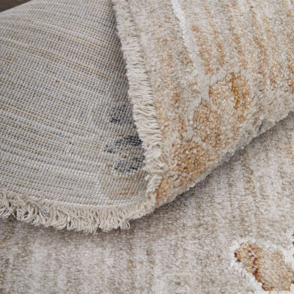 Feizy Pasha 39M9F 5&#39; x 7&#39;6&quot; Beige and Blue Area Rug, , large